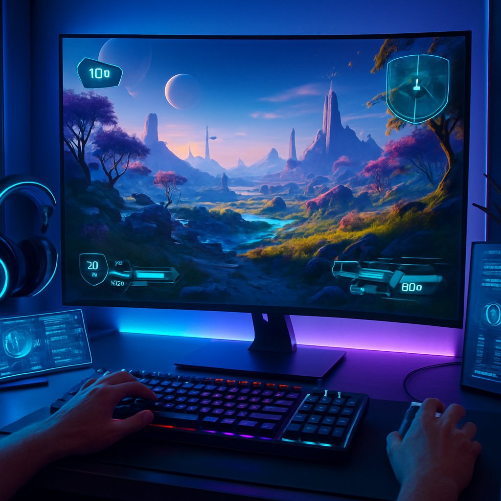 Ilustrasi Game Online 2026: Grafis Futuristik yang Harus Dicoba