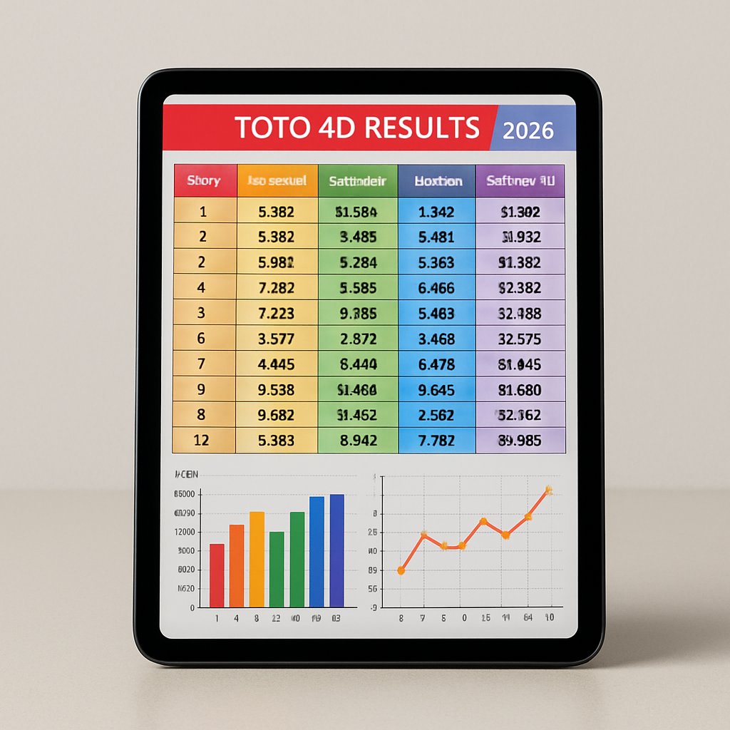 Ilustrasi Panduan Efektif Melihat Result TOTO4D di Zeustoto