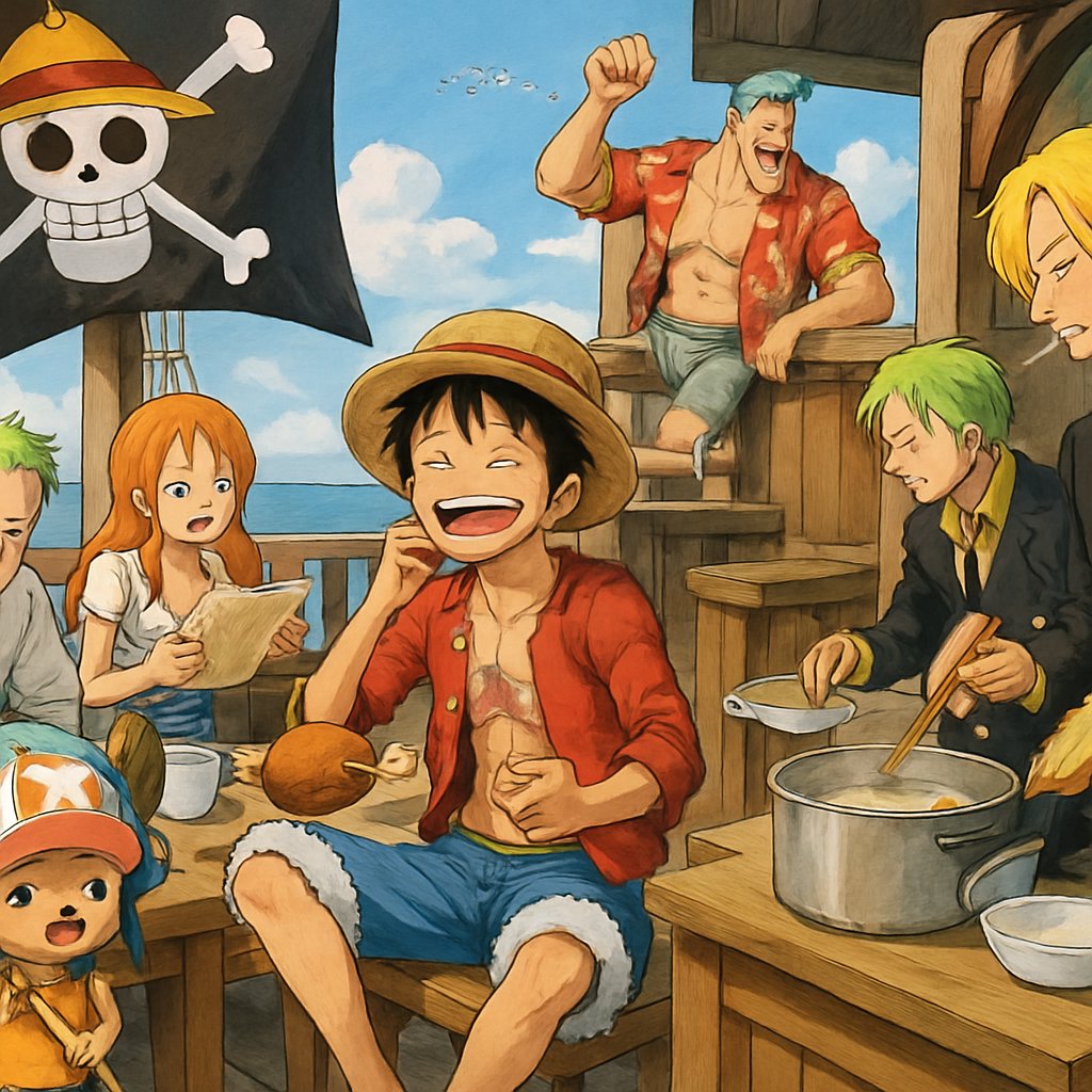 Ilustrasi 8 Hal Unik Kru Topi Jerami di One Piece dan Zeusbola